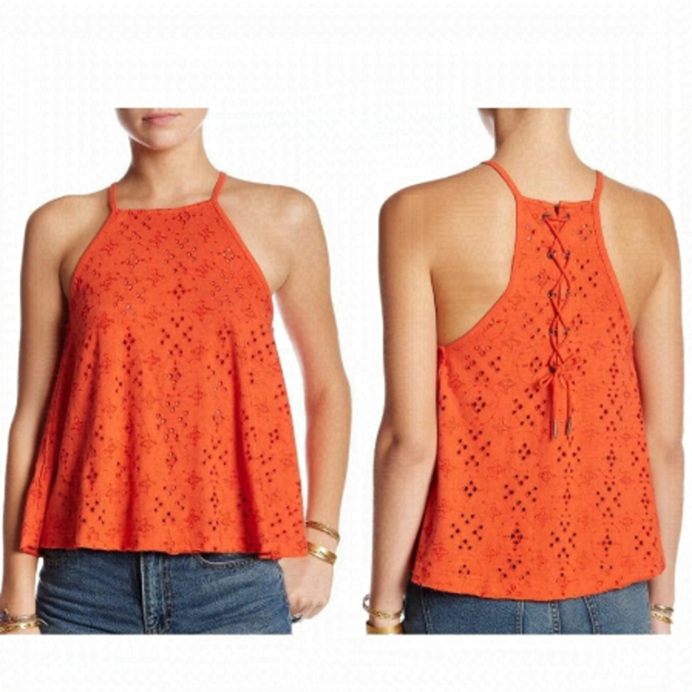 🆕 Free People Dream Date' Eyelet Tank